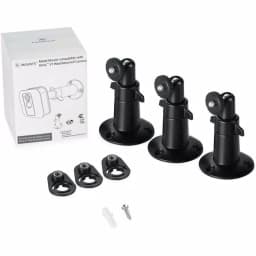 Wasserstein Metal Wall Mount for Blink Outdoor, XT and XT2 Cameras - 3-Pack, Black thumbnail 7