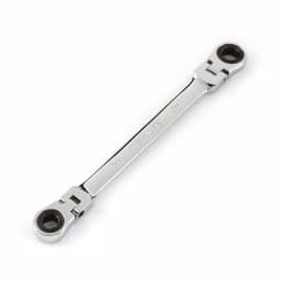 TEKTON 8 mm x 10 mm Flex-Head Ratcheting Box End Wrench, 72-Tooth, Metric thumbnail 1