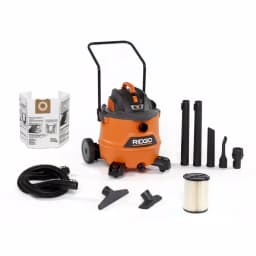 RIDGID 16 Gal. 6.5 Peak HP NXT Wet/Dry Shop Vacuum with Accessory Cart and Locking Tools thumbnail 1