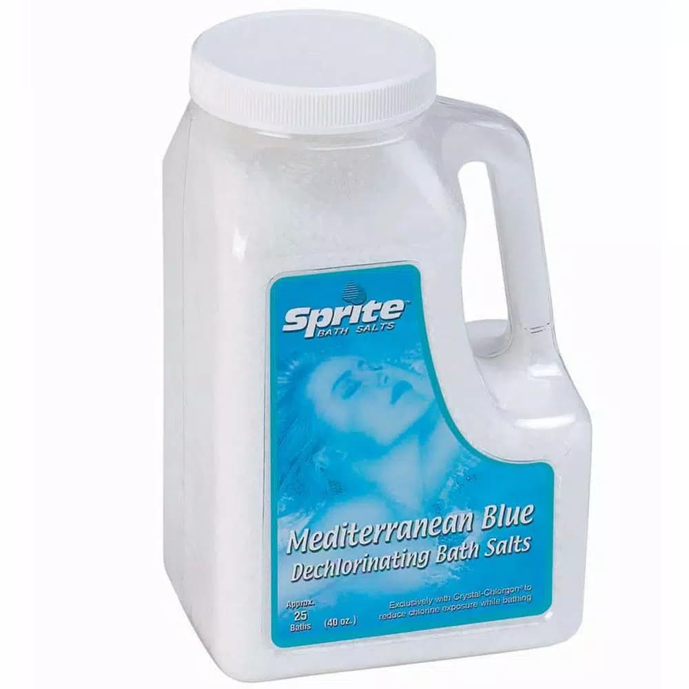 Sprite Showers Sprite Mediterranean Blue Dechlorinating Bath Salts, 2.5 lb
