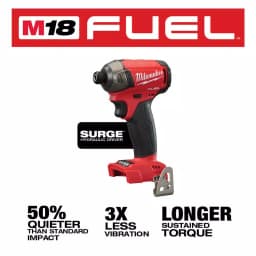 Milwaukee M18 FUEL SURGE 1/4 in. Hex Hydraulic Impact Driver Kit with Two 5.0 Ah Batteries thumbnail 3