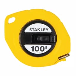 Stanley 100 ft. Tape Measure with Polymer Coated Steel Blade and ABS Case thumbnail 1