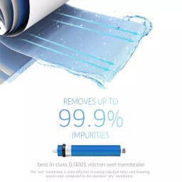 ISPRING 50GPD Reverse Osmosis Membrane Replacement Filter, 1.8 in. x 12 in. Standard Size thumbnail 2