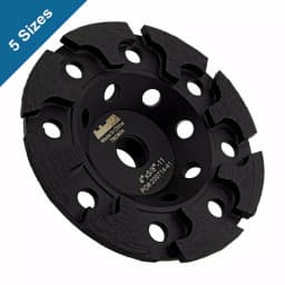 Archer USA Archer PRO 4 in. T-Segmented Diamond Grinding Cup Wheel, 5/8 in. -11 Thread for Concrete and Stone thumbnail 1
