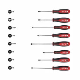Milwaukee 8-Piece Screwdriver Set with ECX Bits thumbnail 1
