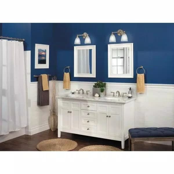 MOEN Brantford 18 in. Single Towel Bar, Brushed Nickel, Transitional Style