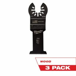 Milwaukee OPEN-LOK Universal Fit 1-3/8 in. HCS Wood Oscillating Multi-Tool Blade Kit, 3-Piece thumbnail 8