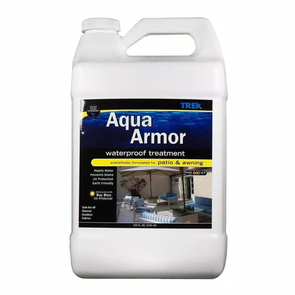 Trek7 Aqua Armor 1 Gallon Fabric Waterproofing Spray for Patio Furniture, Awnings, and Outdoor Cushions