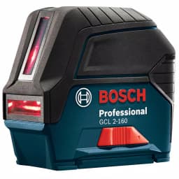 Bosch GCL 2-160 S Self-Leveling Cross-Line Laser Level with Plumb Points, 165 ft. Range, Reconditioned thumbnail 1