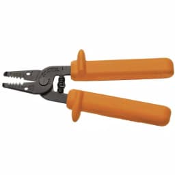 Klein Tools 7 in. Insulated Wire Stripper & Cutter, 10-18 AWG Solid Wire, 1000V Rated thumbnail 1