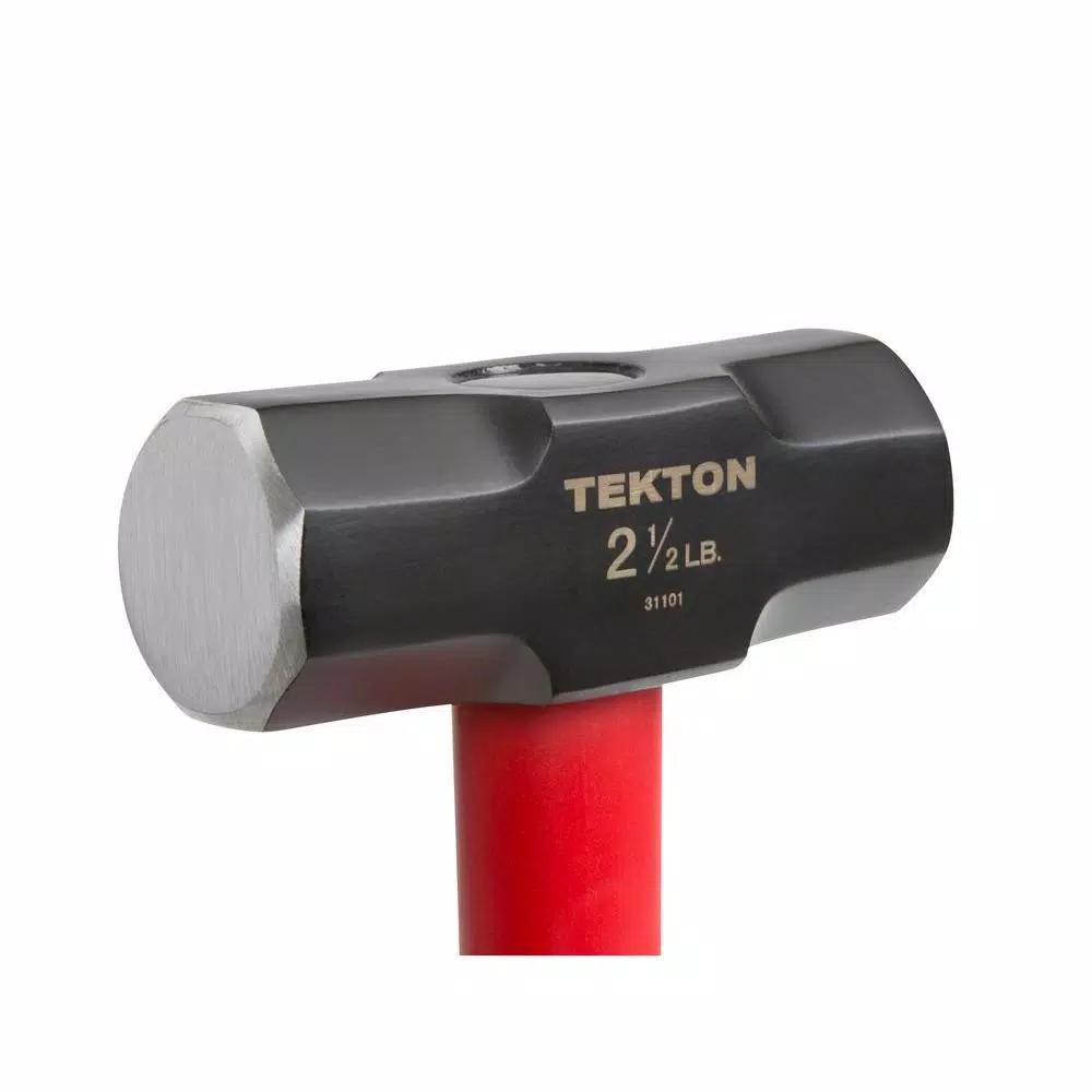 TEKTON 2-1/2 lb. Stubby Sledge Hammer with Fiberglass Handle