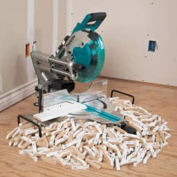 Makita 10 in. Dual-Bevel Sliding Compound Brushless Cordless Miter Saw with Folding Stand Kit thumbnail 13