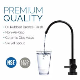 Olympia Water Systems 5-Stage Under-Sink Reverse Osmosis Water Filtration System with Oil Rubbed Bronze Faucet thumbnail 4
