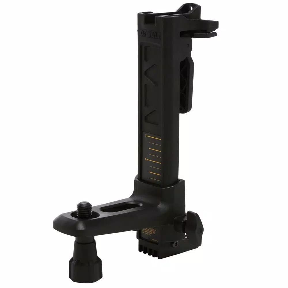 DEWALT Red Self-Leveling Rotary Laser Level Kit with Detector, Clamp, Wall Mount, and Bag