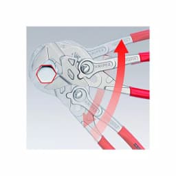 KNIPEX 3-Piece Pliers Wrench Set (6 in., 7.25 in., and 10 in.) thumbnail 5