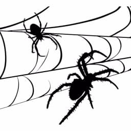 Unbranded 7 ft. x 8 ft. Spiders Halloween Garage Door Mural Decor - Vinyl Banner thumbnail 1
