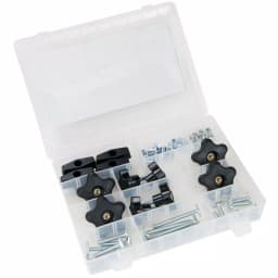 POWERTEC 1/4-20 in. T-Track Jig and Fixture Hardware Kit, 46-Piece Set thumbnail 2