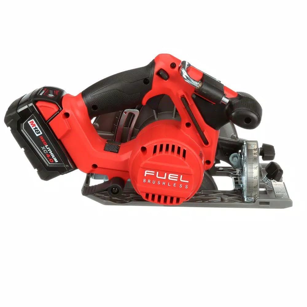 Milwaukee M18 FUEL 6-1/2 in. Brushless Cordless Circular Saw Kit with 5.0 Ah Battery and Charger