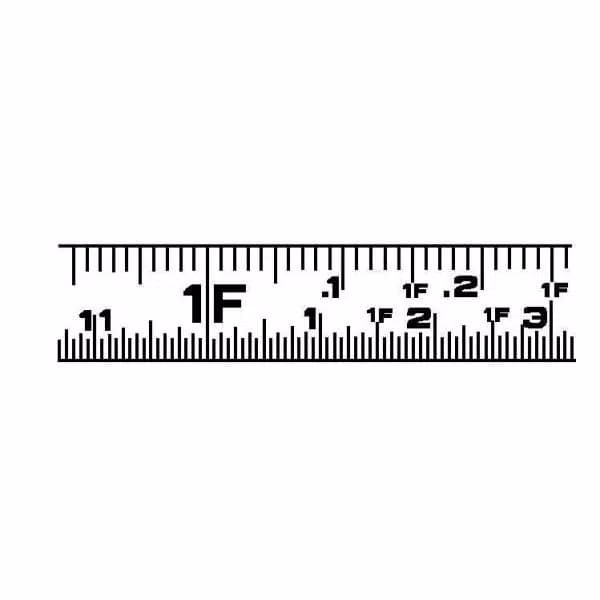 Lufkin Crescent Lufkin P1000 Series 25 ft. Power Return Engineer's Tape Measure