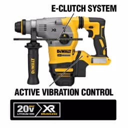 DEWALT 20V MAX XR Brushless 1-1/8 in. SDS Plus L-Shape Rotary Hammer (Tool-Only) thumbnail 3
