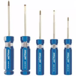 Channellock 5-Piece Precision Screwdriver Set, Phillips and Slotted thumbnail 1