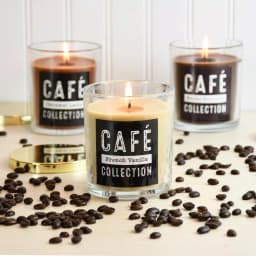 LUMABASE Coffee Cafe Collection Scented Candles, 10 oz. Glass Jars, Set of 3 thumbnail 4