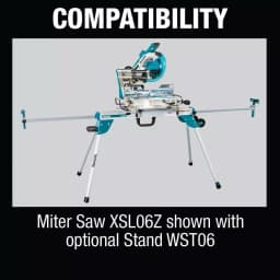 Makita 18V X2 LXT Brushless 10 in. Dual-Bevel Sliding Compound Miter Saw Kit with Bonus Router thumbnail 11