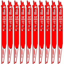 Diablo Demo Demon Carbide 12 in. General Purpose Reciprocating Saw Blades, 10-Pack thumbnail 1