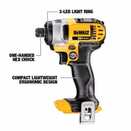 DEWALT 20V MAX Cordless Drill and Impact Driver Combo Kit with (2) 1.5 Ah Batteries, Charger & Bag thumbnail 5