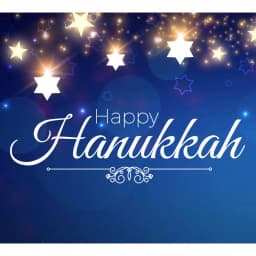 My Door Decor 7 ft. x 8 ft. Hanukkah Menorah Garage Door Mural Banner thumbnail 1