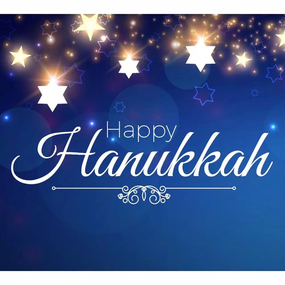 My Door Decor 7 ft. x 8 ft. Hanukkah Menorah Garage Door Mural Banner