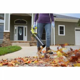 RYOBI ONE+ 18V Cordless Leaf Blower Kit with 4.0 Ah Battery and Charger, 100 MPH, 280 CFM, Refurbished thumbnail 7