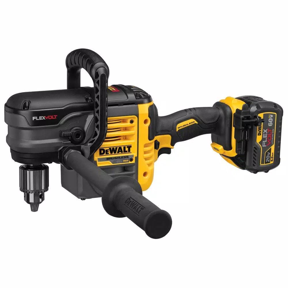 DEWALT FLEXVOLT 60V MAX Brushless 1/2 in. Stud & Joist Drill with E-Clutch and 6.0Ah Battery