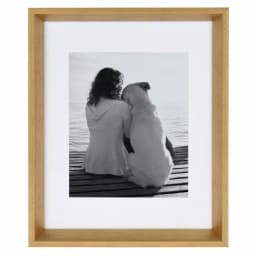 Kate and Laurel Calter Gold Picture Frame Set of 4, 11 x 14 in. Modern Gallery Wall Frames with 8 x 10 in. Mat thumbnail 2