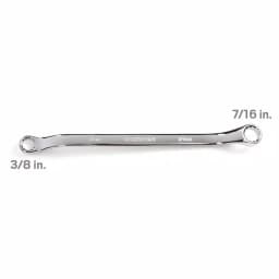 TEKTON 3/8 in. x 7/16 in. 45° Offset Double Box End Wrench thumbnail 2