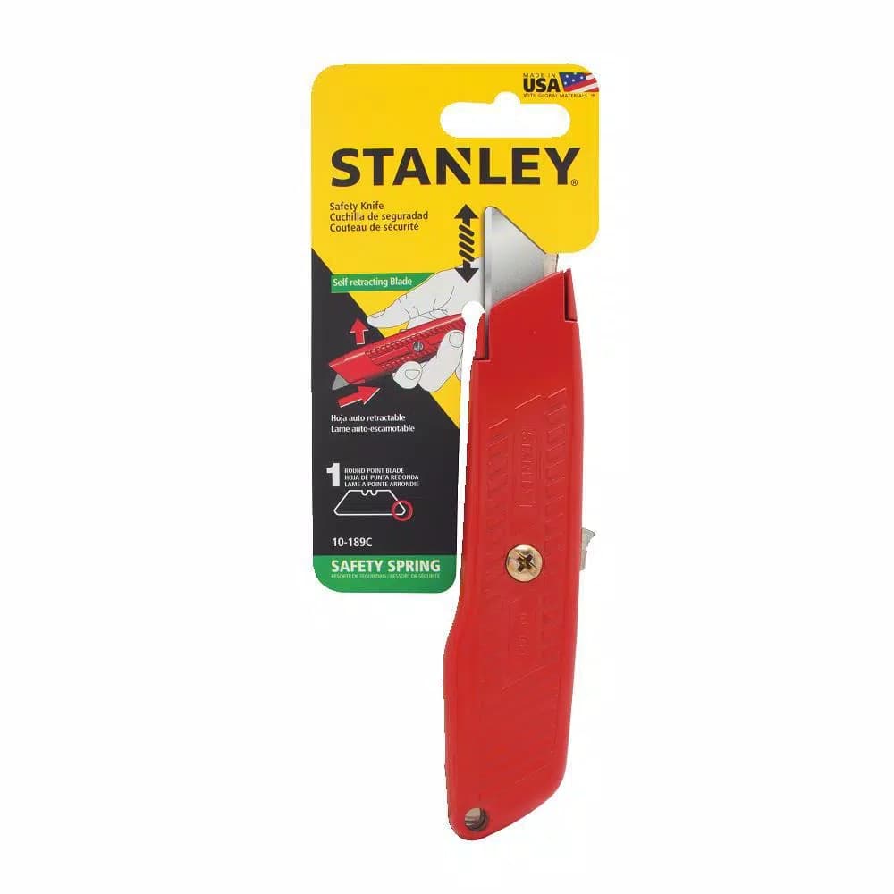 Stanley Self-Retracting Utility Knife with Steel Handle