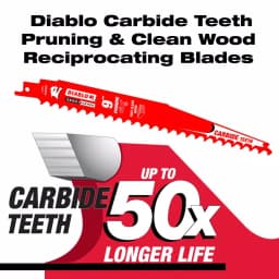 Diablo 9 in. 5 TPI Fleam Ground Pruning Reciprocating Saw Blade thumbnail 5