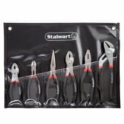 Stalwart 6-Piece Utility Plier Set with Storage Pouch thumbnail 2