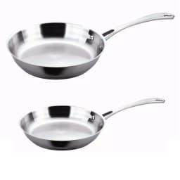 BergHOFF Copper Clad 2-Piece Stainless Steel Frying Pan Set, Polished Stainless Steel thumbnail 1