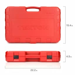 TEKTON 84-Piece 1/2 in. Drive Socket Set, 3/8-1-5/16 in. and 10-32 mm, SAE/Metric thumbnail 9