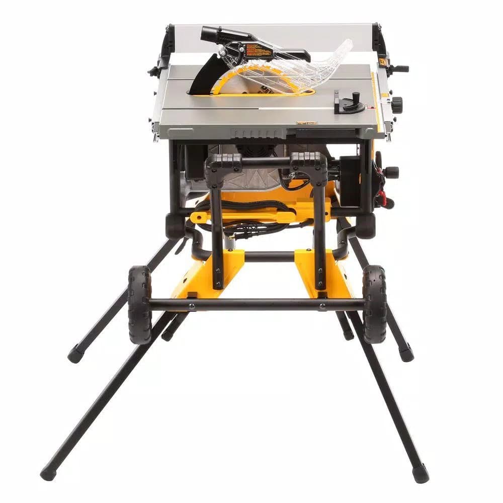 DEWALT DWE7491RS 10 in. 15 Amp Corded Job Site Table Saw with Rolling Stand