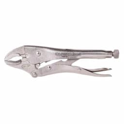 Capri Tools Klinge 10 in. Curved Jaw Locking Pliers with Wire Cutter thumbnail 1