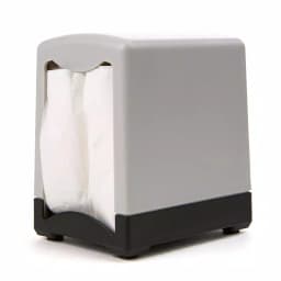 Mind Reader Black 7 in. Interfold Tabletop Napkin Dispenser, 2-Pack thumbnail 2