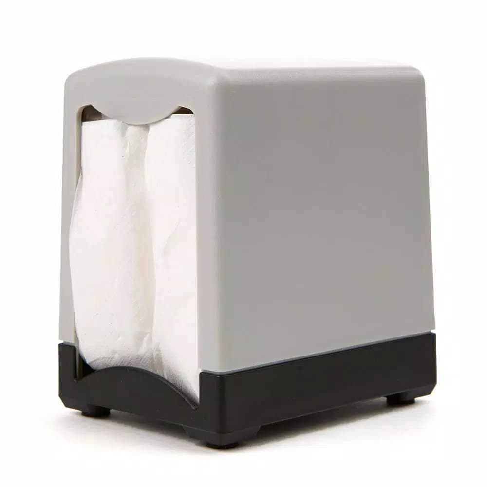 Mind Reader Black 7 in. Interfold Tabletop Napkin Dispenser, 2-Pack