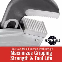 RIDGID 824 24 in. Aluminum Straight Pipe Wrench thumbnail 8