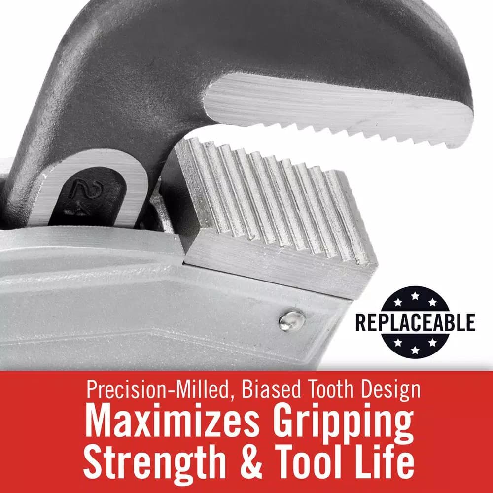 RIDGID 824 24 in. Aluminum Straight Pipe Wrench