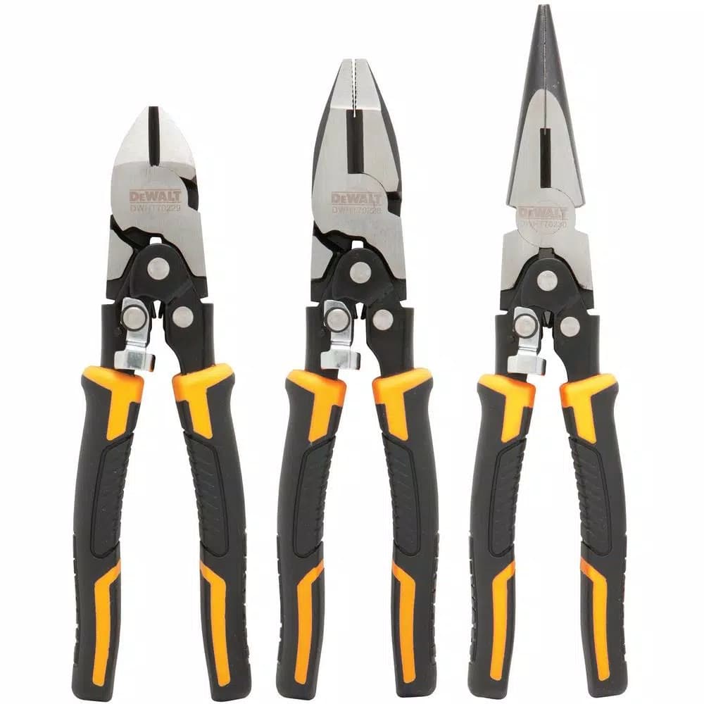 DEWALT 195-Piece Mechanics Tool Set with 3-Piece Compound Pliers Set
