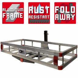 Detail K2 500 lb. Capacity Aluminum Hitch Cargo Carrier for 2 in. Receiver, Folding Design thumbnail 1