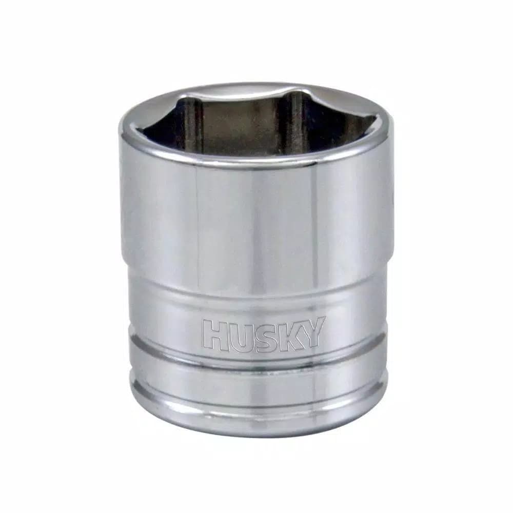 Husky 3/8 in. Drive 3/4 in. 6-Point SAE Standard Intermediate Socket