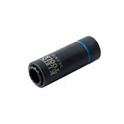 Klein Tools 1/2 in. Drive 2-in-1 Deep Impact Socket, 12-Point, 3/4 in. and 9/16 in. Dual Hex Sizes thumbnail 8